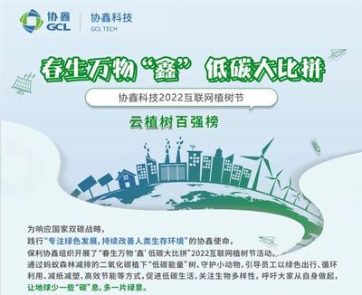 碳路巅峰 协鑫科技助力全球新能源低碳转型与发展